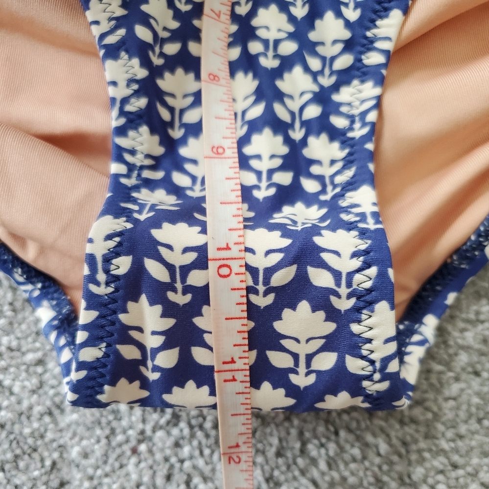 J.Crew plus floral mid rise full coverage hipster bikini bottoms, 3XL, b… - Picture 8 of 9